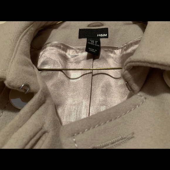 Knee length wool-blend double-buttoned down coat. - Picture 5 of 5